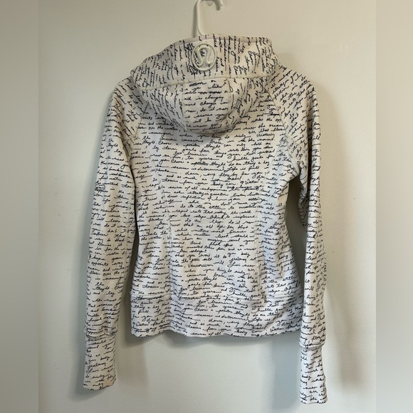 Lululemon  Rare Scuba Manifesto Script Ghost Black & White - Picture 2 of 4